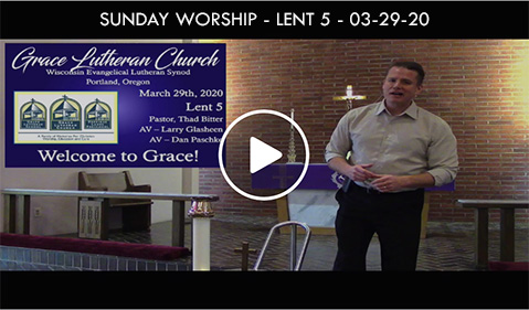 Sunday Worship 3-29-20